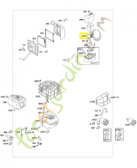 697029 Filtre à air ovale - Briggs & Stratton 0003-000-1499