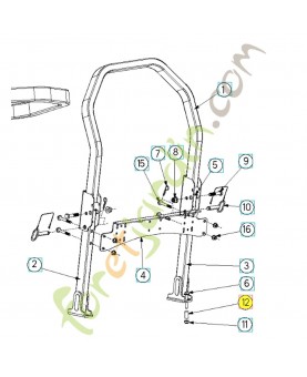 Douille de tube 579703301. Pièce de rechange Husqvarna