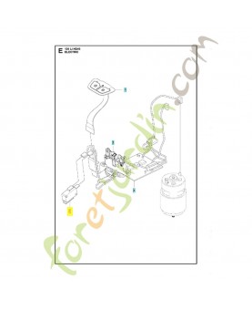 Micro interrupteur 590808501. Pièce détachée Husqvarna