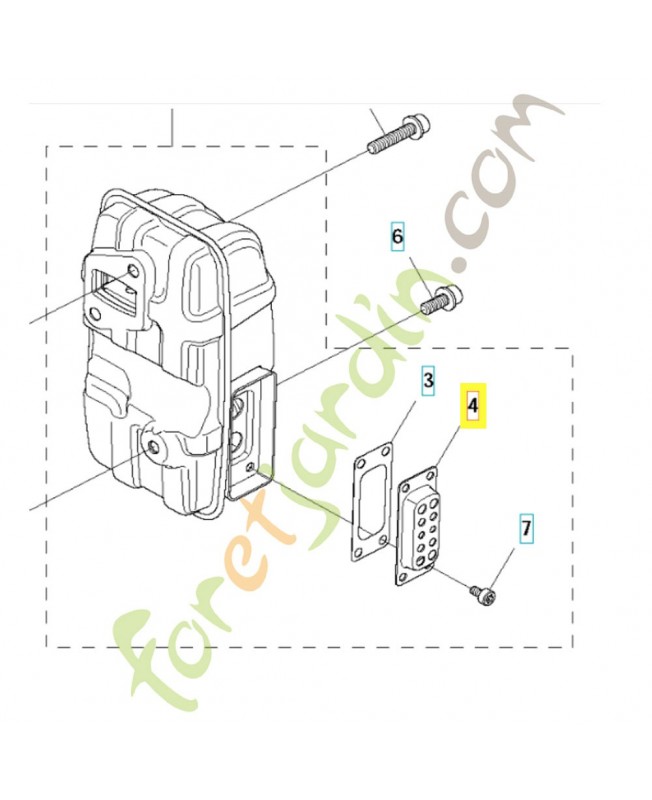 Diffusor 576590601. Pièce de rechange Husqvarna