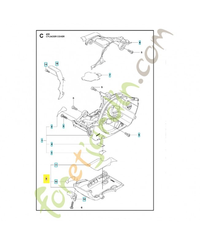 pot 577104901. Pièce de rechange Husqvarna