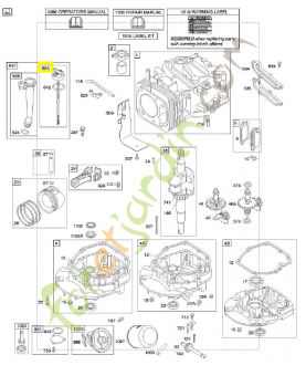 499621 Jauge Briggs & Stratton 0003-000-0384.