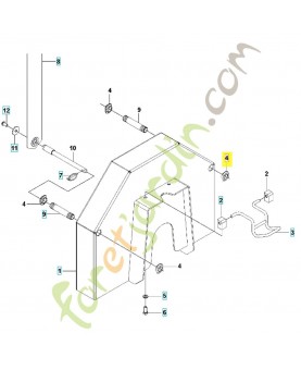 écrou 576920401. Pièce détachée Husqvarna