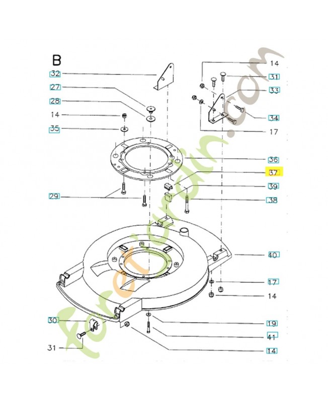 Verrou d'amortisseur 516920400. Pièce de rechange Husqvarna Verrou d'amortisseur 516920400. Pièce de rechange Husqvarna