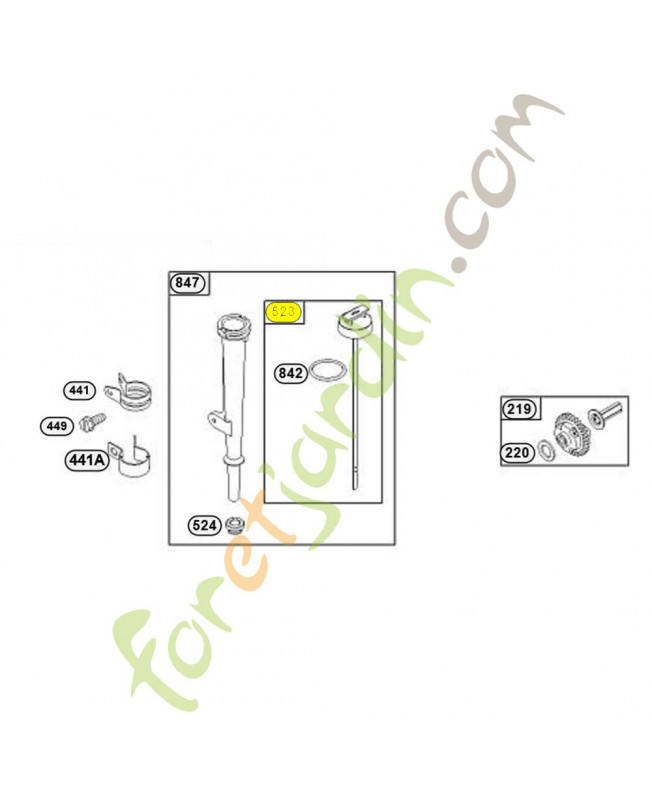 693618 Jauge Briggs & Stratton