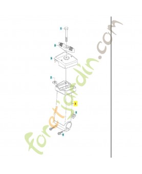 SUPPORT 537402603. Pièce de rechange Husqvarna référence 537402603