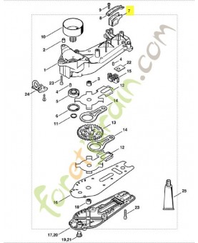 Amortisseur en caoutchouc  4237-792-9300. Pièce de rechange Sithl / Vicking