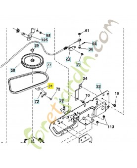 Support 581438102. Pièce de rechange Husqvarna