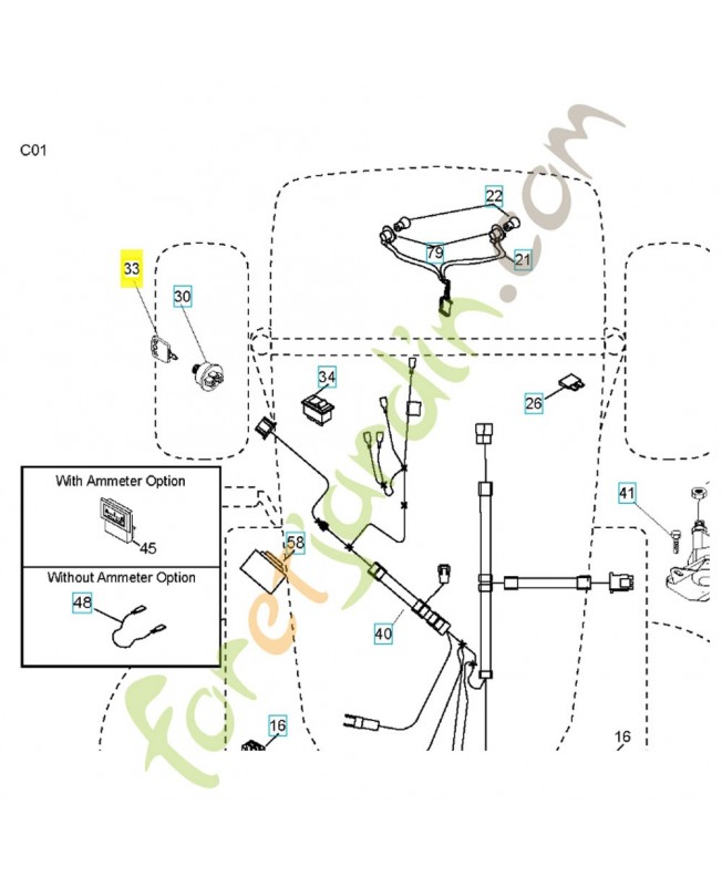 Cle de contact 532411935. Pièce de rechange Husqvarna