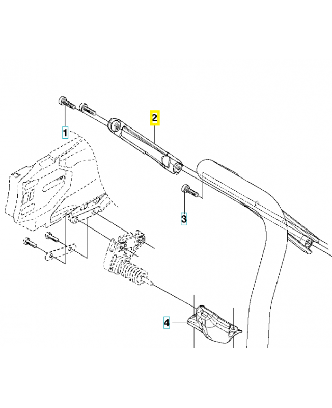 Protection de tuyau 577981602 - Pièce détachée Husqvarna