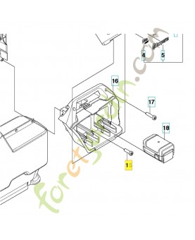 Vis 503215420. Pièce détachée Husqvarna