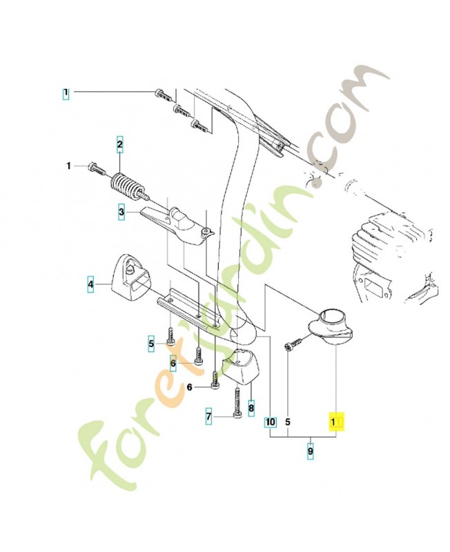 arret 506387102 - Pièce détachée Husqvarna