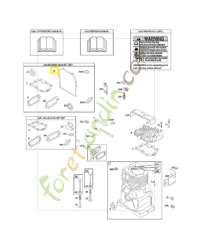 692218 Joint de carter