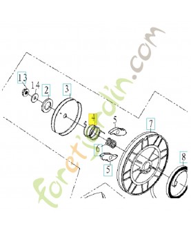 Ressort 590608501. Pièce détachée Husqvarna