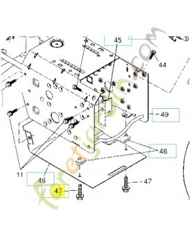 Vis 871020512. Pièce de rechange Husqvarna