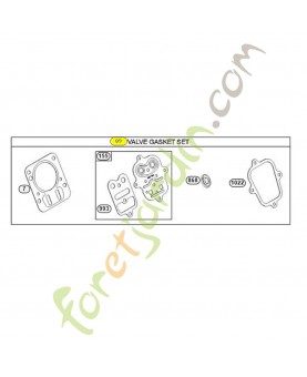 791798 Jeu de joints soupape 0003-000-1936