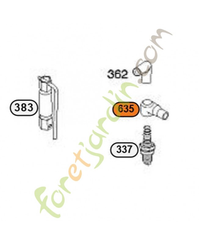 66538s Soufflet bougie alumage