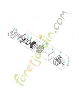 Filtre à air 590606101. Pièce détachée Husqvarna