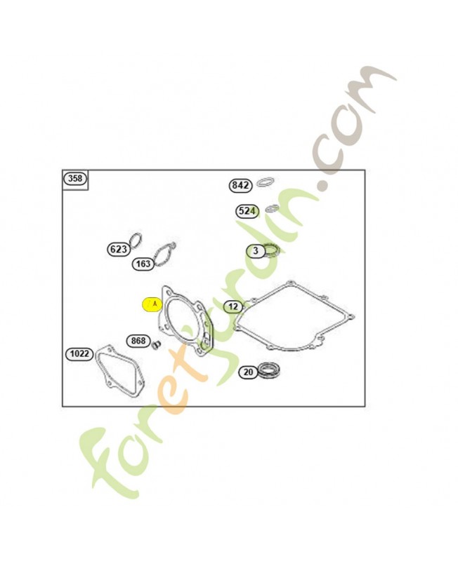 592358 joint - culasse Briggs & Stratton