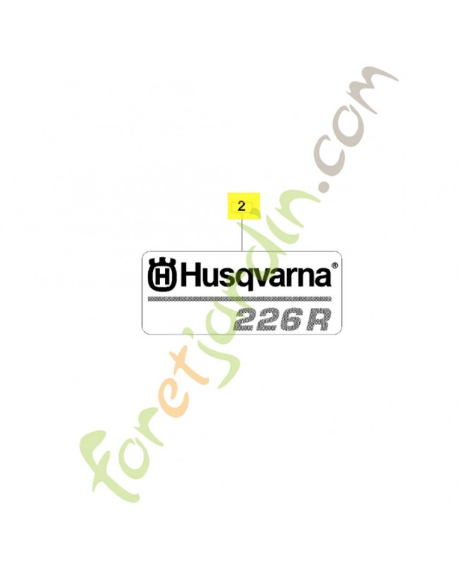 Autocollant de couvercle 527918701. Pièce de rechange Husqvarna Autocollant de couvercle 527918701. Pièce de rechange Husqvarna