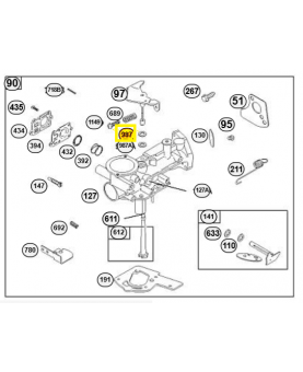 692279 Joint d etancheite 0003-000-1083  Briggs & Stratton