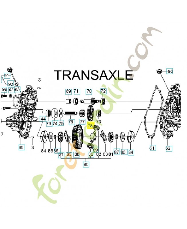 Engrenage 586918901. Pièce détachée Husqvarna