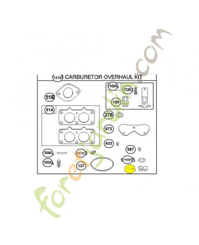 690988 Joint torique Briggs & Stratton. Pièce de rechange pour moteur thermique Briggs et Straton 690988 Joint torique Briggs & Stratton. Pièce de rechange pour moteur thermique Briggs et Straton