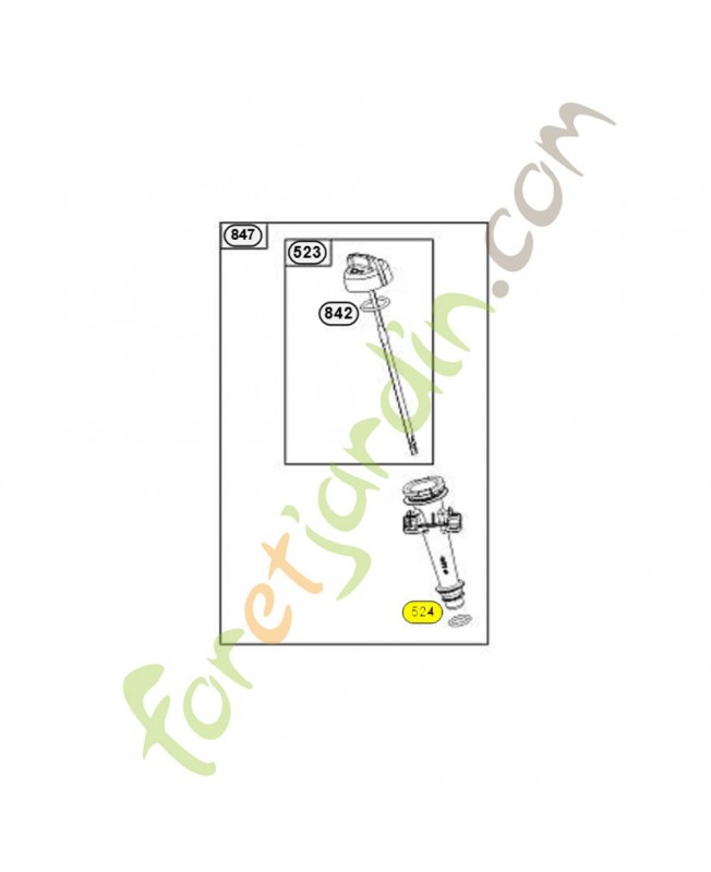 691876 Joint torique Briggs & Stratton 0003-000-0980.