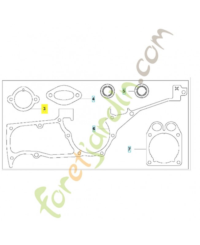joint 579851101- Pièce détachée Husqvarna