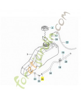 Collier rapide 532123487. Pièce de rechange Husqvarna