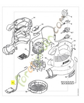 Faisceau cables she 71 4811-440-3002. Pièce de rechange Sithl / Vicking