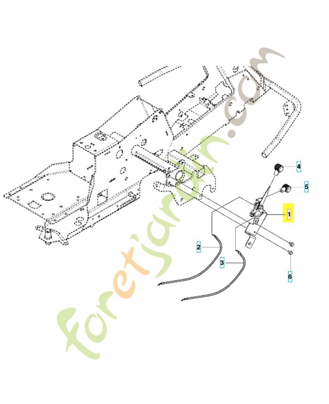 COMMANDE  502295701. Pièce de rechange Husqvarna