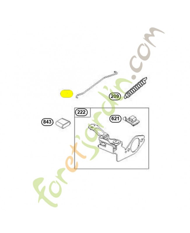 793433 Arbre de commande du régulateur  Briggs & Stratton