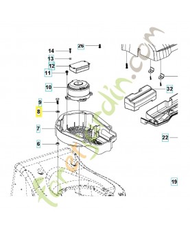Rondelle 579686001. Pièce détachée Husqvarna
