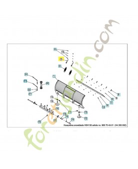 BOUCLE-BOULON 579749201. Pièce de rechange Husqvarna