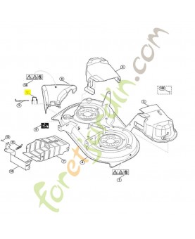 Ressort coude 6165-703-4900. Pièce de rechange Sithl / Vicking