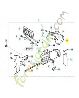 Bande de frein 503137802. Pièce de rechange Husqvarna