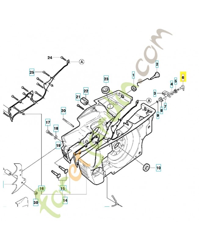 Bouton 501898402. Pièce de rechange Husqvarna