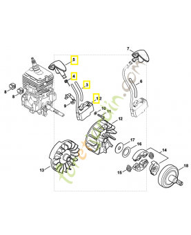 Module d'allumage 4144-400-1328. Pièce détachée Stihl / Vicking