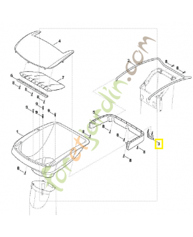 Verrou 6012-706-0110. Pièce de rechange Sithl / Vicking