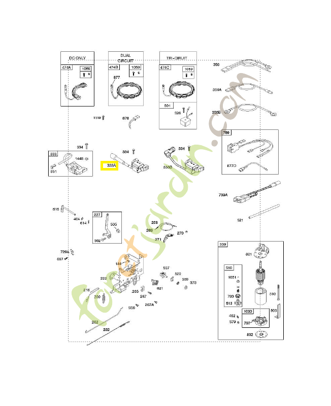 594626 Bobine d'allumage  Briggs & Stratton