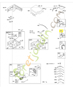 796964 Armature b&s réf. 0003-000-2587