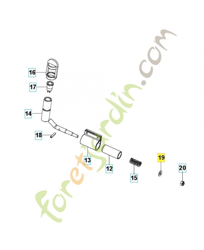 Rondelle 579861601. Pièce détachée Husqvarna