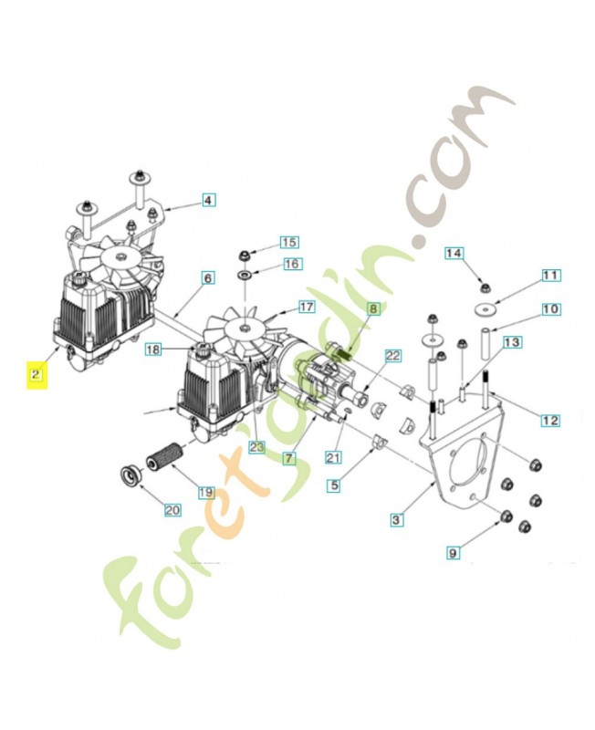 Transmission 594090502 Pièce détachée Husqvarna Transmission 594090502 Pièce détachée Husqvarna