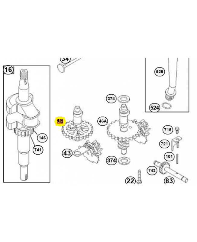 691449 Arbre a cames