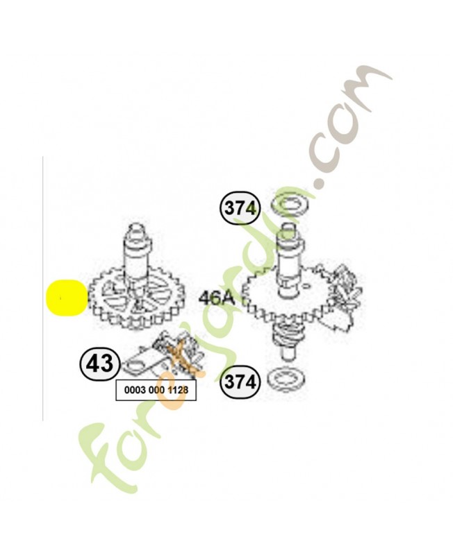 694040 694040 Arbre à cames Briggs & Stratton 694040 694040 Arbre à cames Briggs & Stratton