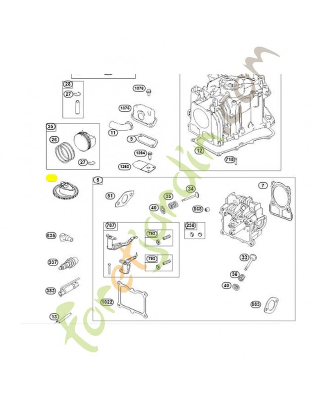 794574 Arbre à cames Briggs & Stratton 794574 Arbre à cames Briggs & Stratton