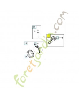 bielle  b&s 594089 husqvarna 589669843