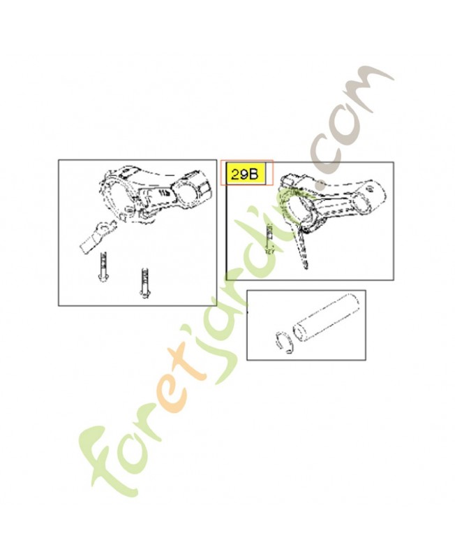 bielle b&s 798813. Pièce détachée Husqvarna