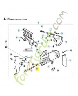 Frein 501248101. Pièce de rechange Husqvarna